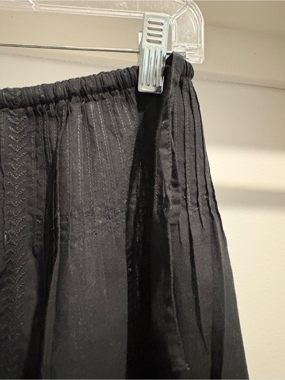 J. CREW Embroidered side- tie Black Mini skirt XS - Picture 11 of 11
